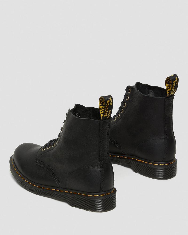 Dr Martens 1460 Pascal Ambassador Læder Snørestøvler Dame Sort | DK 175ZUT